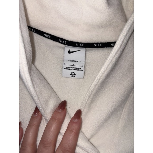 Nike Therma-FIT One Women's Oversized Long-Sleeve Fleece FB5642-110 Sz L - Picture 3 of 8